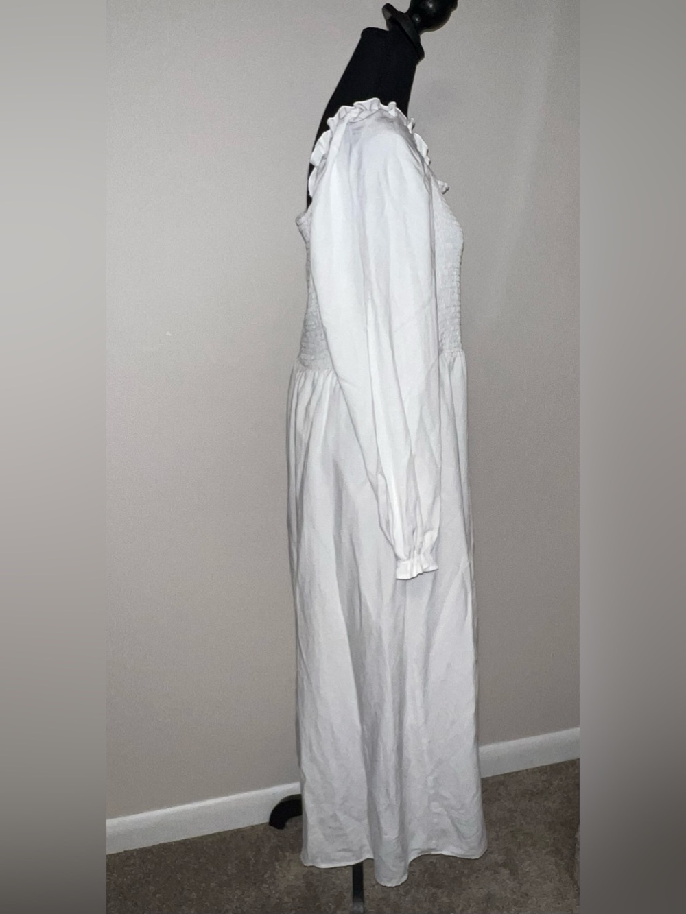 🌻3/$20!🌻Shein White Long Dress - Picture 6 of 8